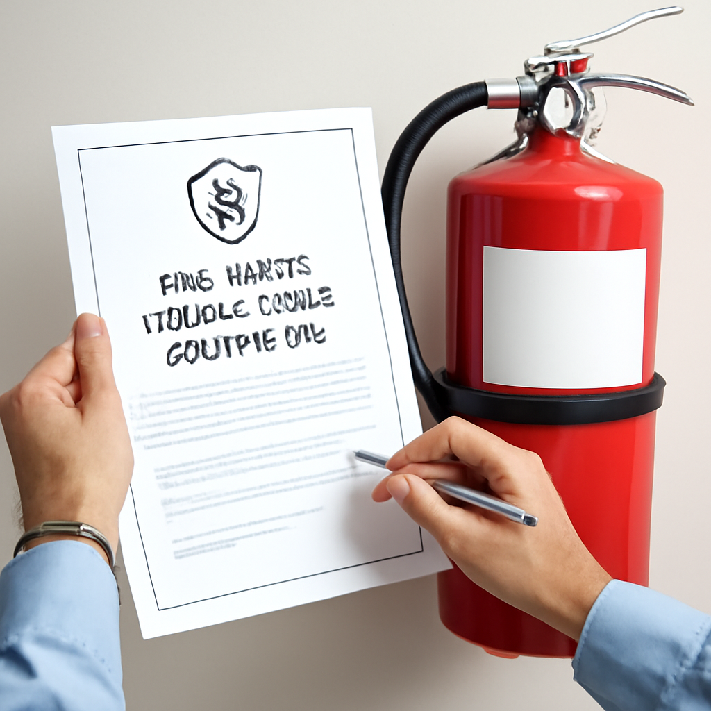 إصدار شهادة تركيب أدوات الوقاية والحماية من الحريق(شهادة السلامة)