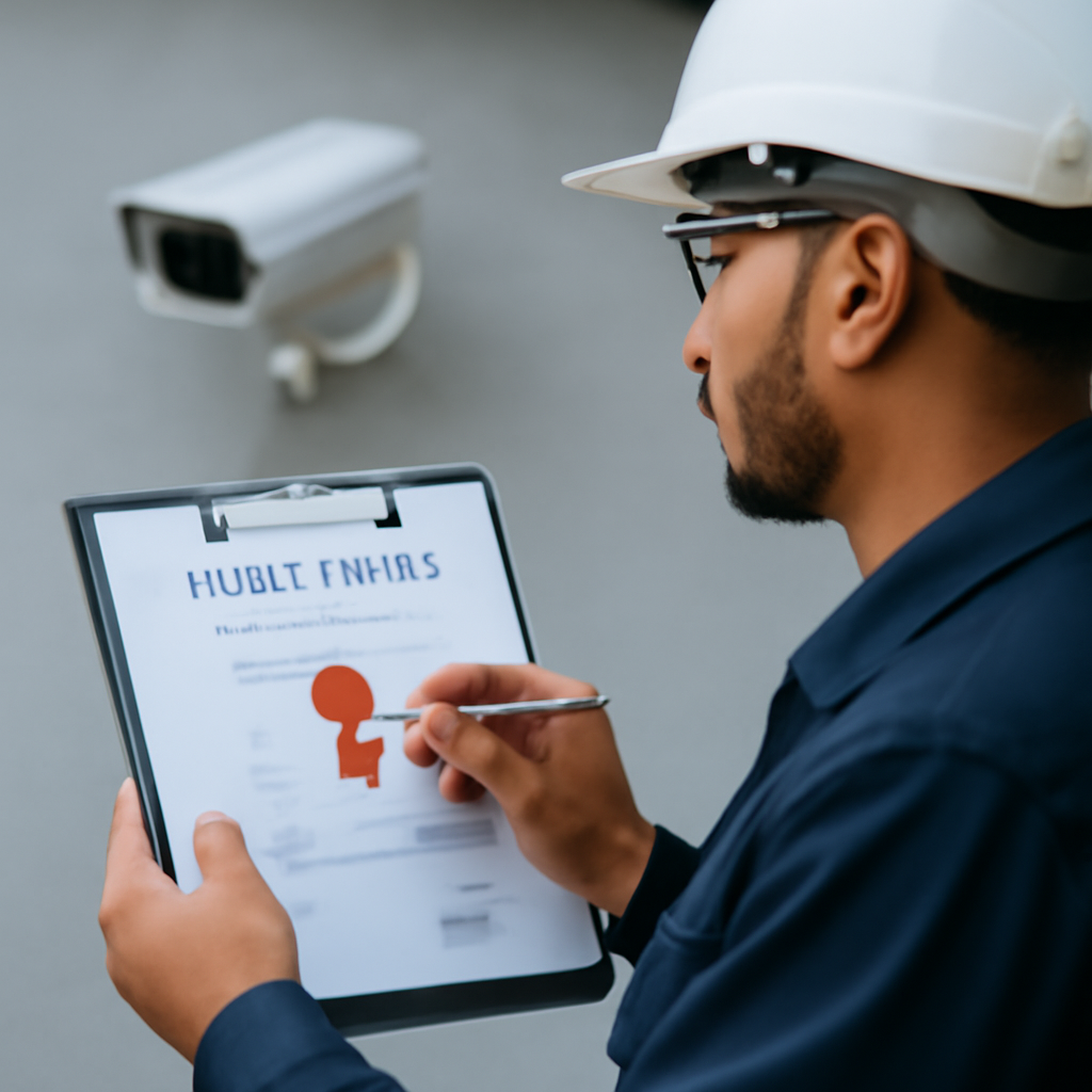 إصدار شهادة تركيب الكاميرات (شهادة كفاءة الكاميرات)